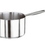 1000 INOX-CASSERUOLA MEZZA ALTA 1 MANICO CM16H8 LT.1,6 11011-16
