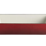 5 STARS-CASSERUOLA GHISA RETTANGOLARE CM33X24 CON 2 MANICI(INGOMBRO MAX 40X24) H6,5 LT3,5. ROSSO SI FORNO, NO MICROONDE, NO LAVASTOVIGLIE