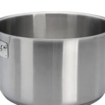 9200 CASSERUOLA ALTA 2 MANICI INOX CM 45 H.28 LT.40 PER INDUZIONE