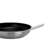 9200 PADELLA INOX ANTIADERENTE 1MANICO CM 28 H.6 PER INDUZIONE