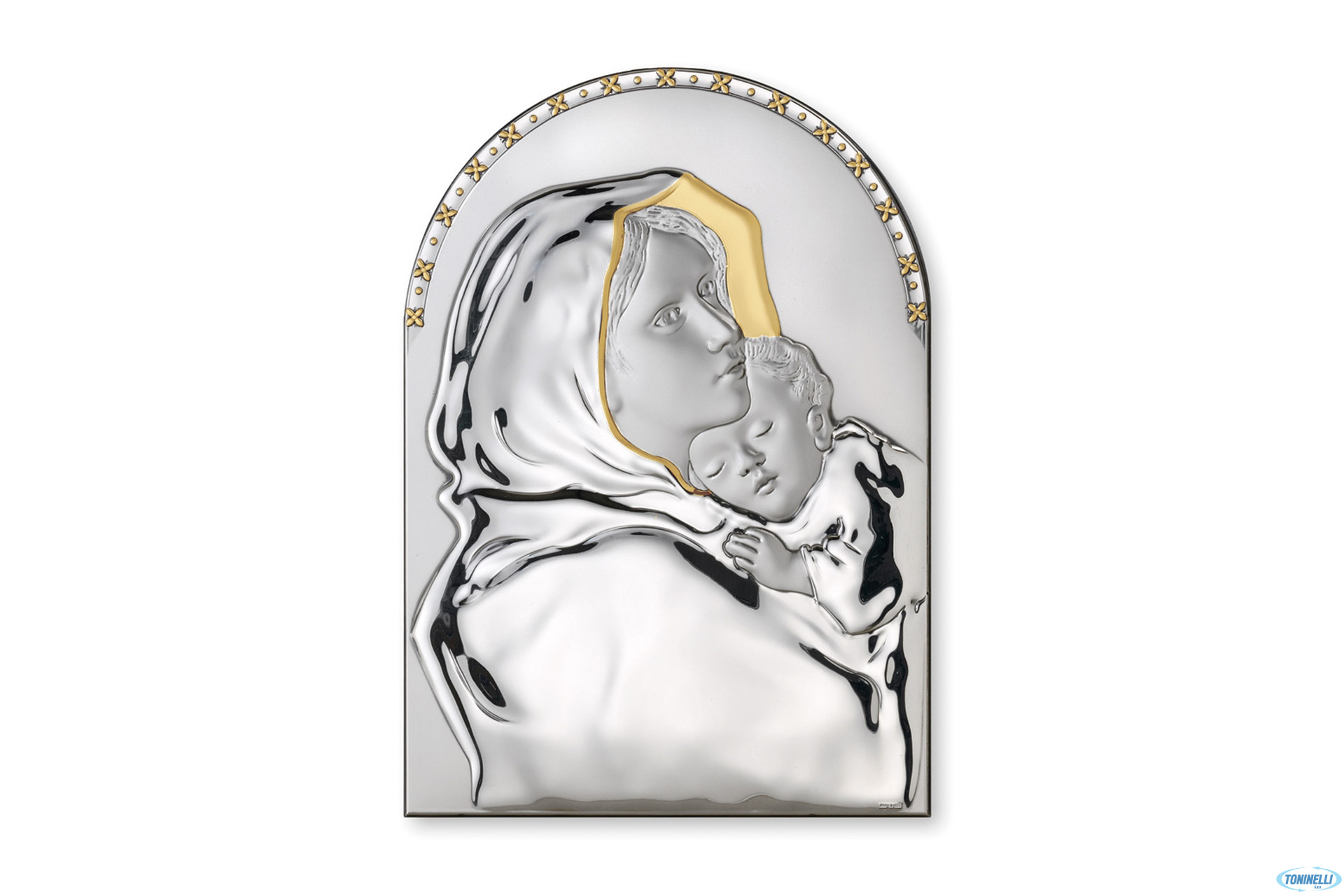 ARGENTO ITALSILVER-CAPOLETTO MADONNA FERRUZZI 26X37 IN SCATOLA REGALO