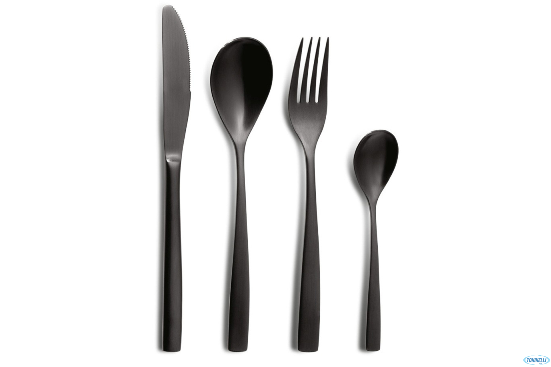 BCN BARCELONA NEGRO SET 24 POSATE
