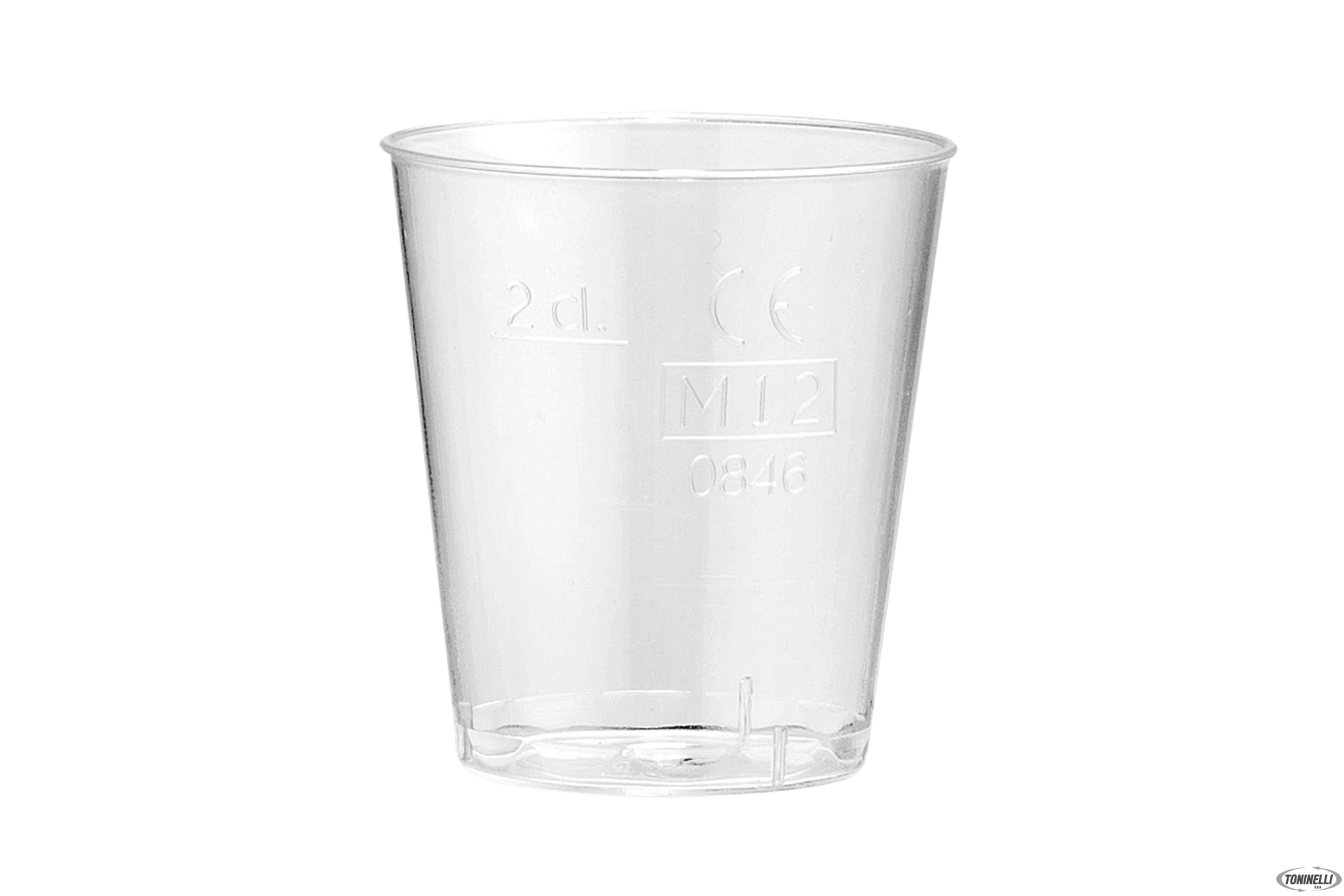 BICCHIERI CONIC 30CC CONFEZIONE 80 PEZZI CRISTAL POLISTIRENE
