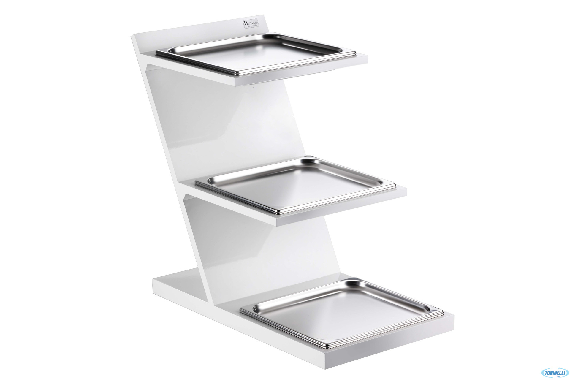 BUFFET-ALZATA 3PIANI CON VASSOIO GN 2.3 511B1057