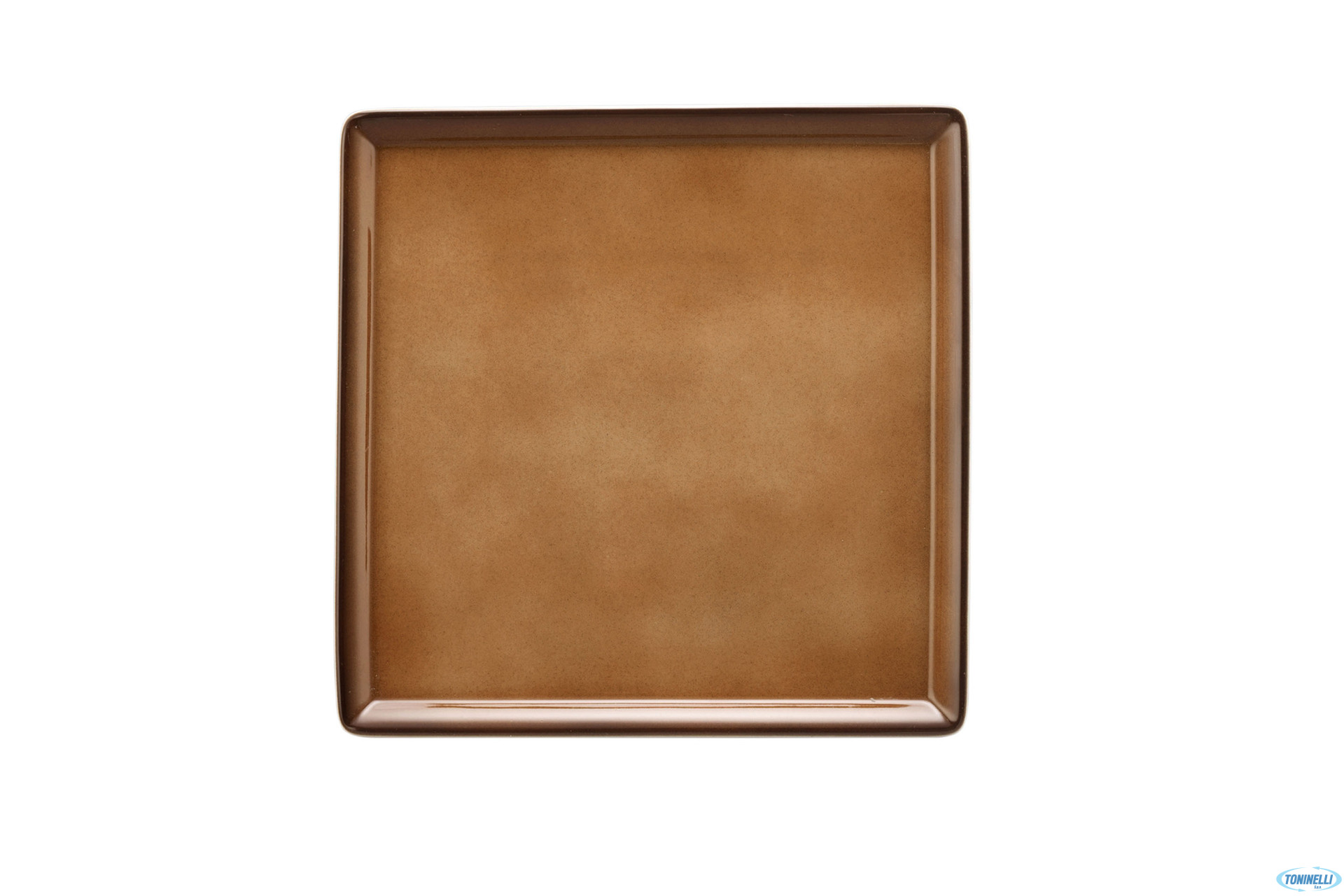 BUFFET GOURMET MARRONE-PIATTO QUADRO 16X16 736193