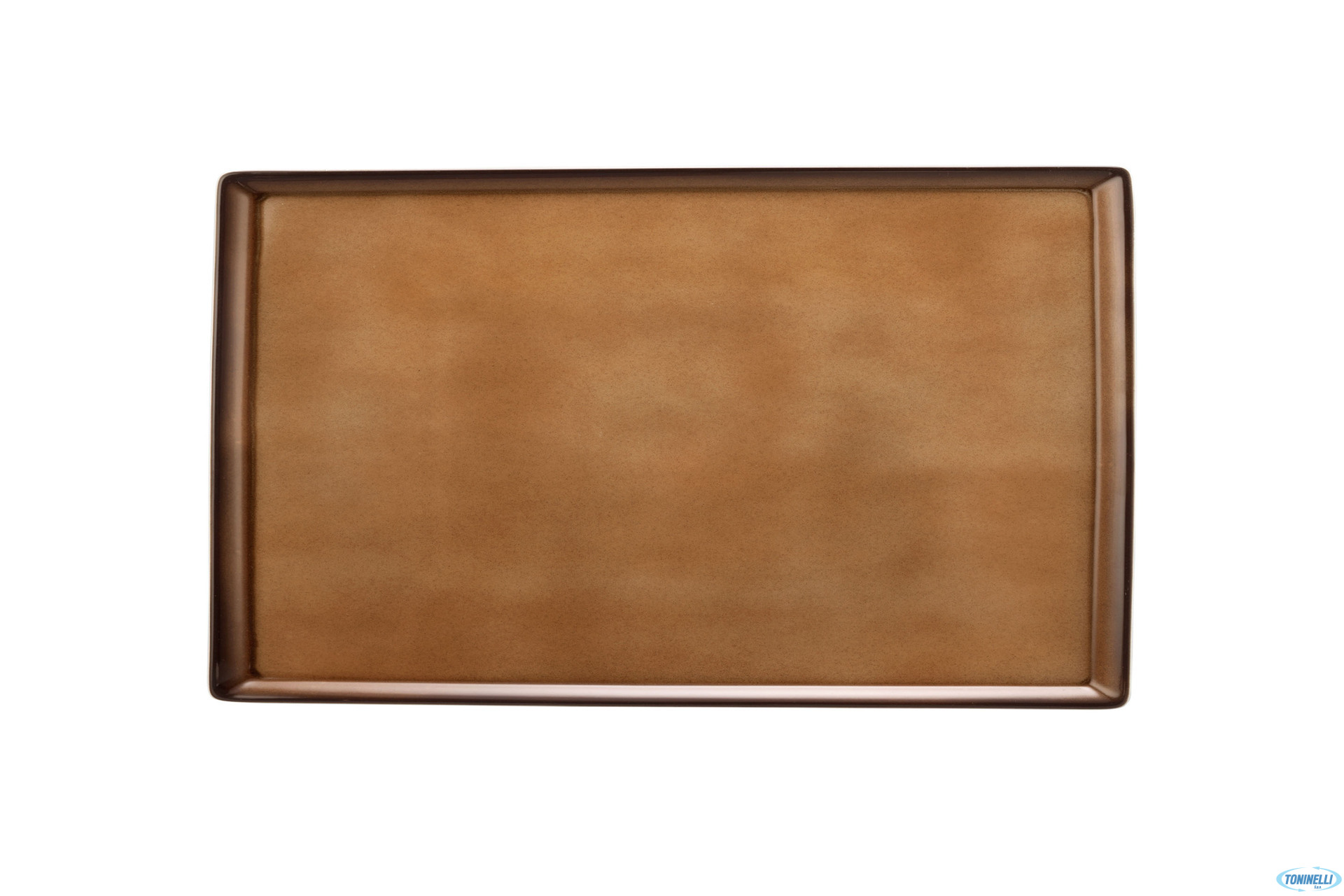 BUFFET GOURMET MARRONE-PIATTO RETTANGOLARE CM 53X32,5