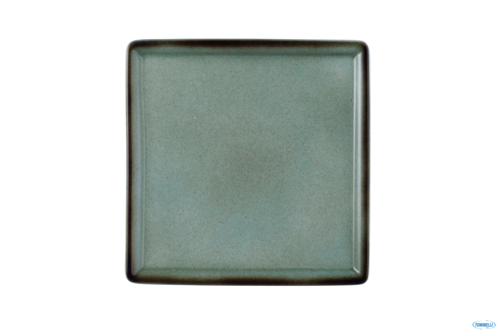 BUFFET GOURMET TURCHESE-PIATTO QUADRO 23X23