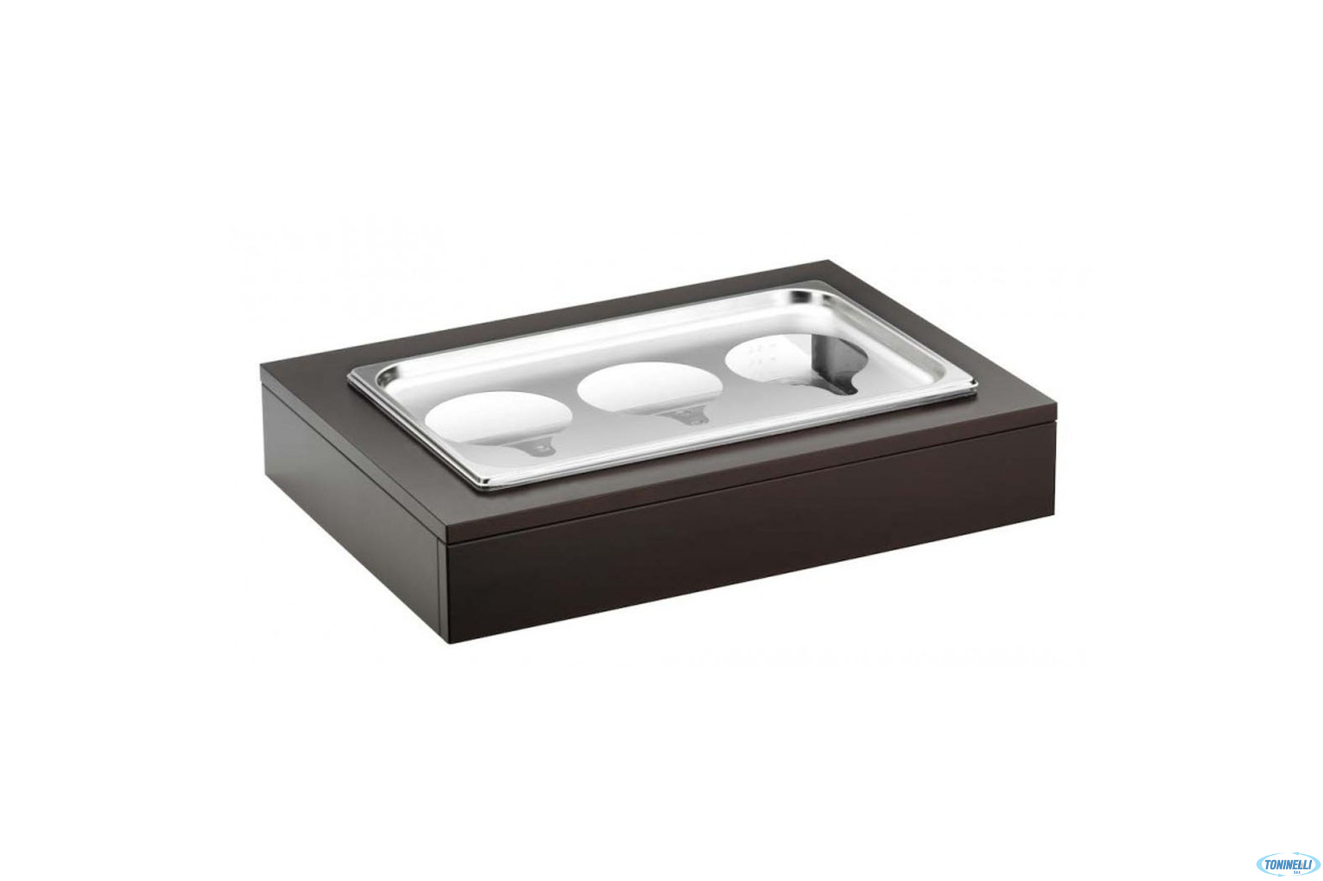 BUFFET-VASSOIO CON 3 BROCCHE LT.1,5 REFRIGERATO CM.64X46XH.12,2  51131A00