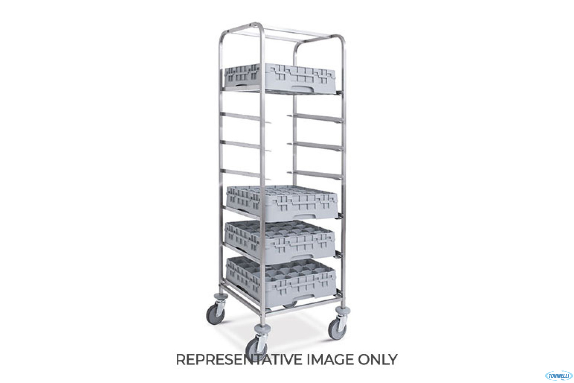 CARRELLO PORTACESTELLI CM.51X51 6 SERIE GUIDE  1498.6