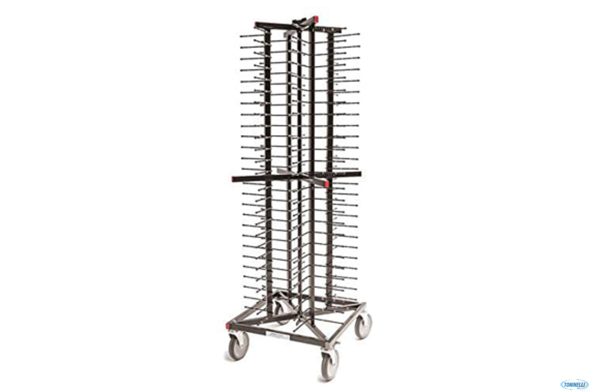 CARRELLO PORTA 104 PIATTI INOX   44830-99