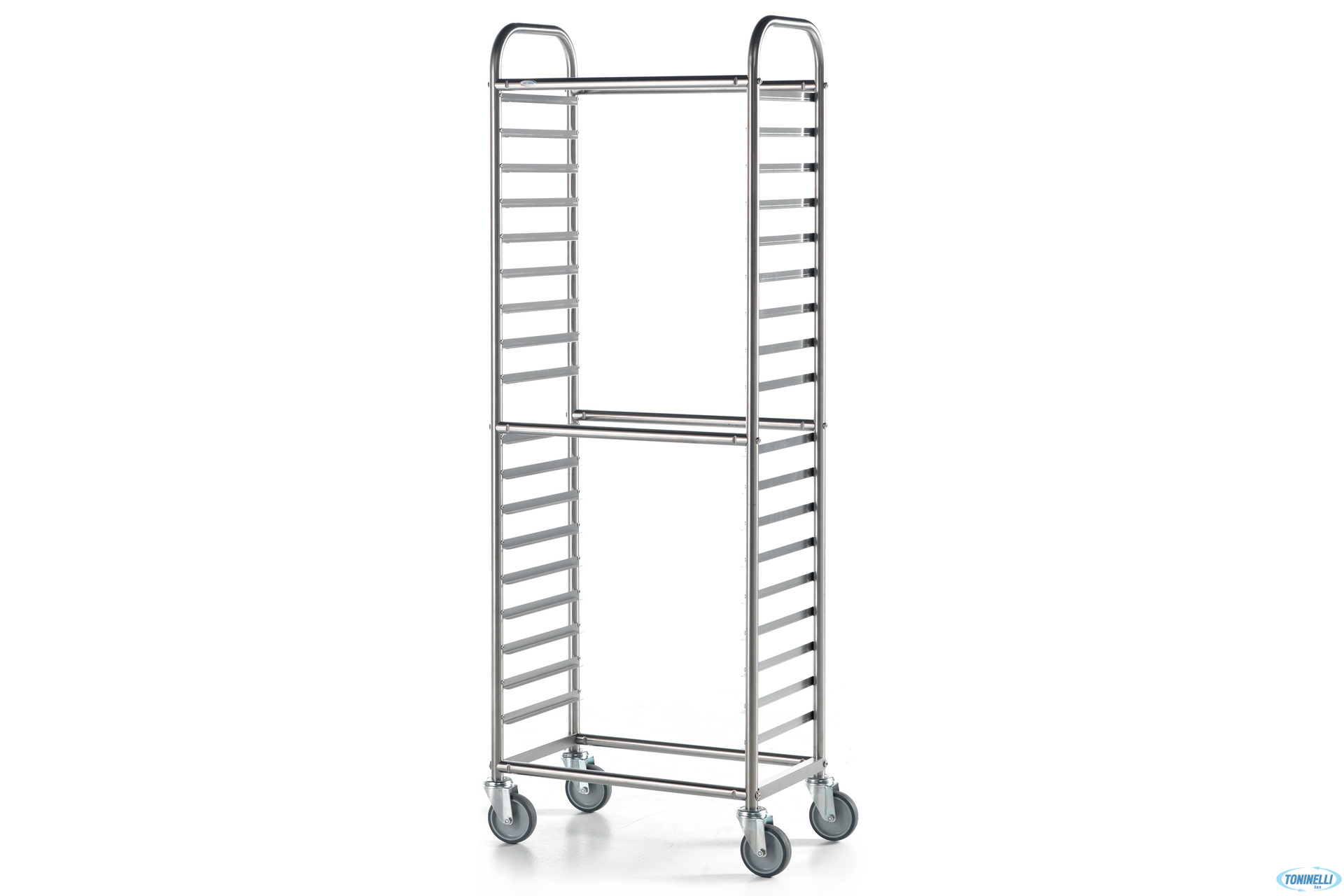 CARRELLO PORTATEGLIE GN PER 18 TEGLIE 1.1 H.6,5 GN1811R
