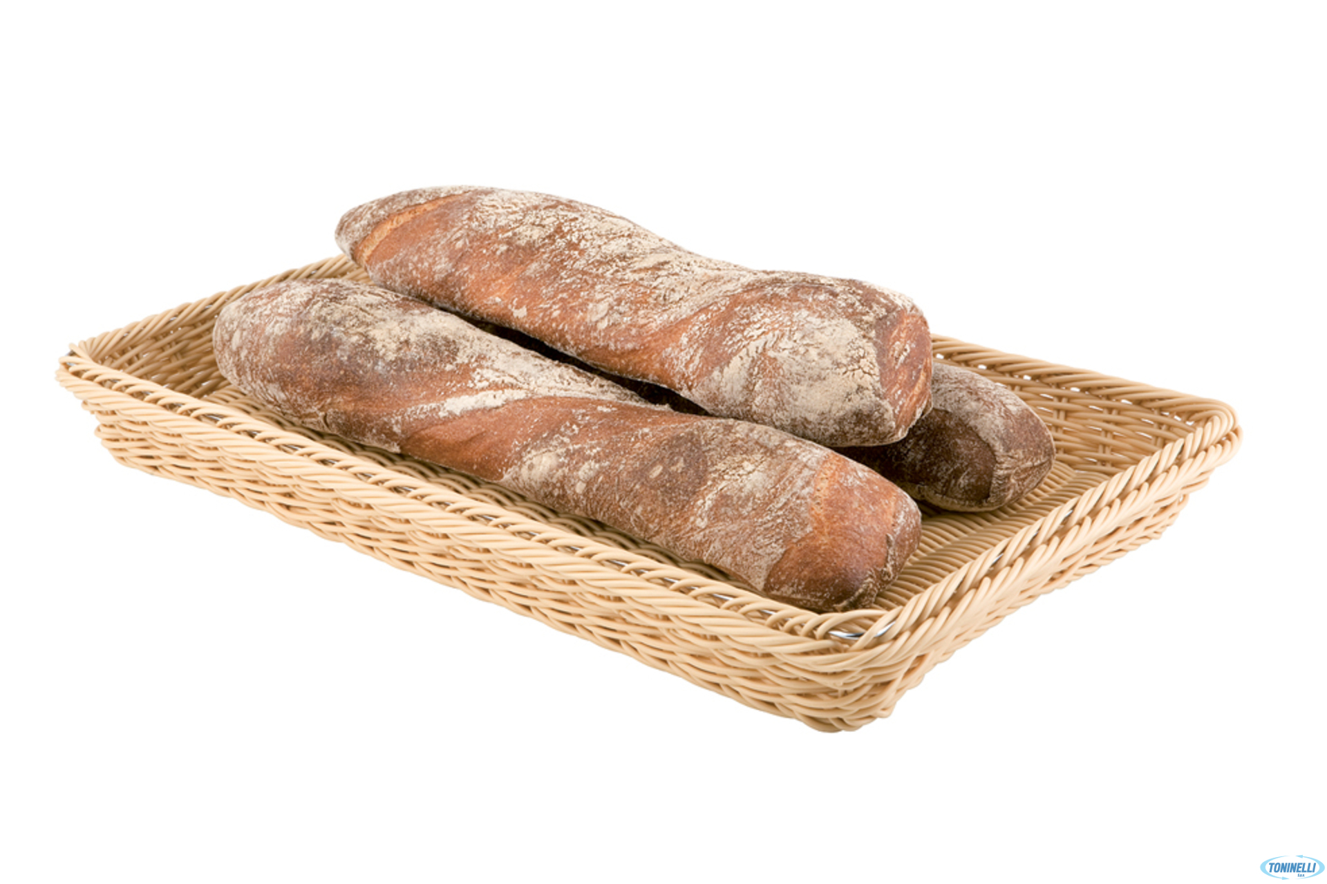 GN LINE-CESTA BUFFET POLIPROPILENE GN 1.3 CM.32,5X17,6XH.6,5 BEIGE 40224
