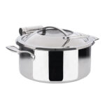 ORBIT CHAFING DISH-PENTOLA L.8 CON BACCINELLA LT.4  INOX CM.30,5 H.17,5