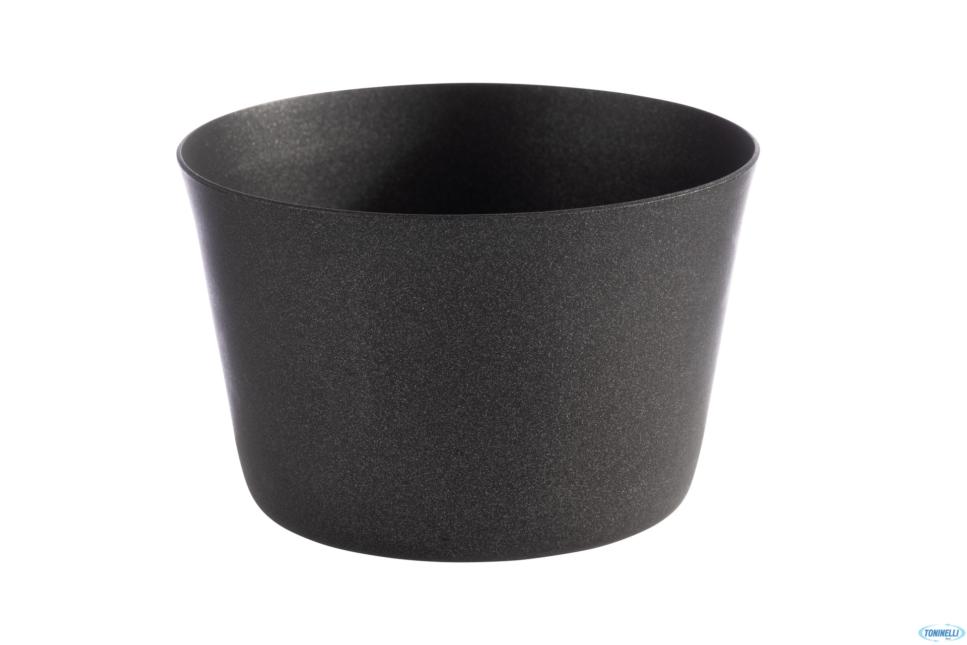 LEVANTE-CIOTOLA CM 8,5XH.5,5  ACCIAIO INOX, GRIGIO NERO 0,2 LITRI