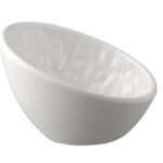 TAO-CIOTOLA TONDA CM 10,5 X 10 CM, H. 6,5 3 CM MELAMINA, BIANCO, EFFETTO PIETRA LAVABILE IN LAVASTOVIGLIE