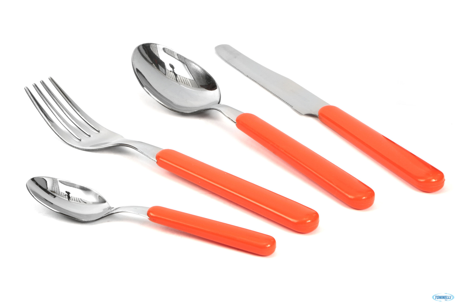 COLORANDO-SET 24 POSATE ARANCIO COL5167M