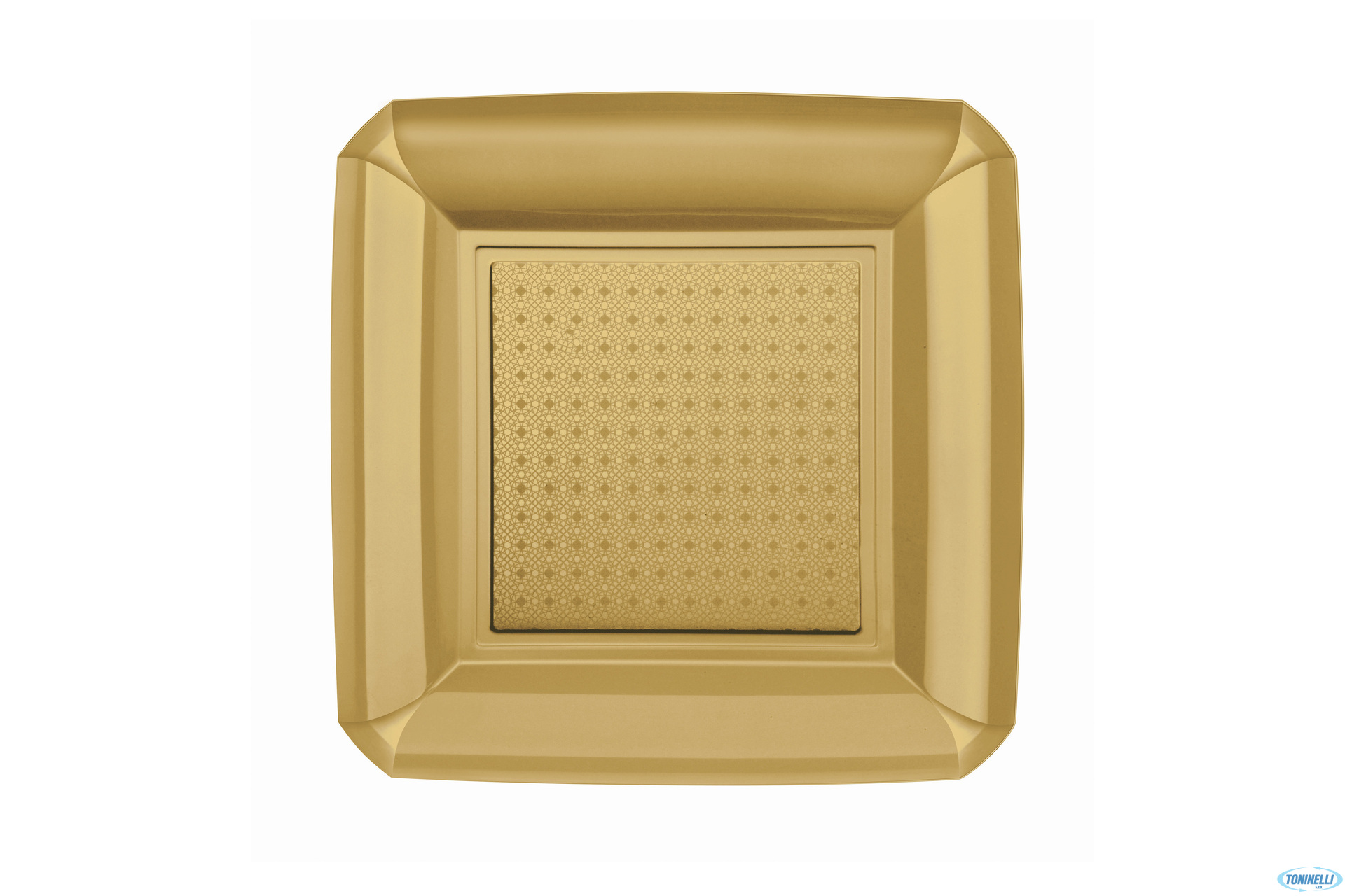 DANDY ORO-PIATTO PIANO 18X18 CONFEZIONE 20 PEZZI ORO F603301150