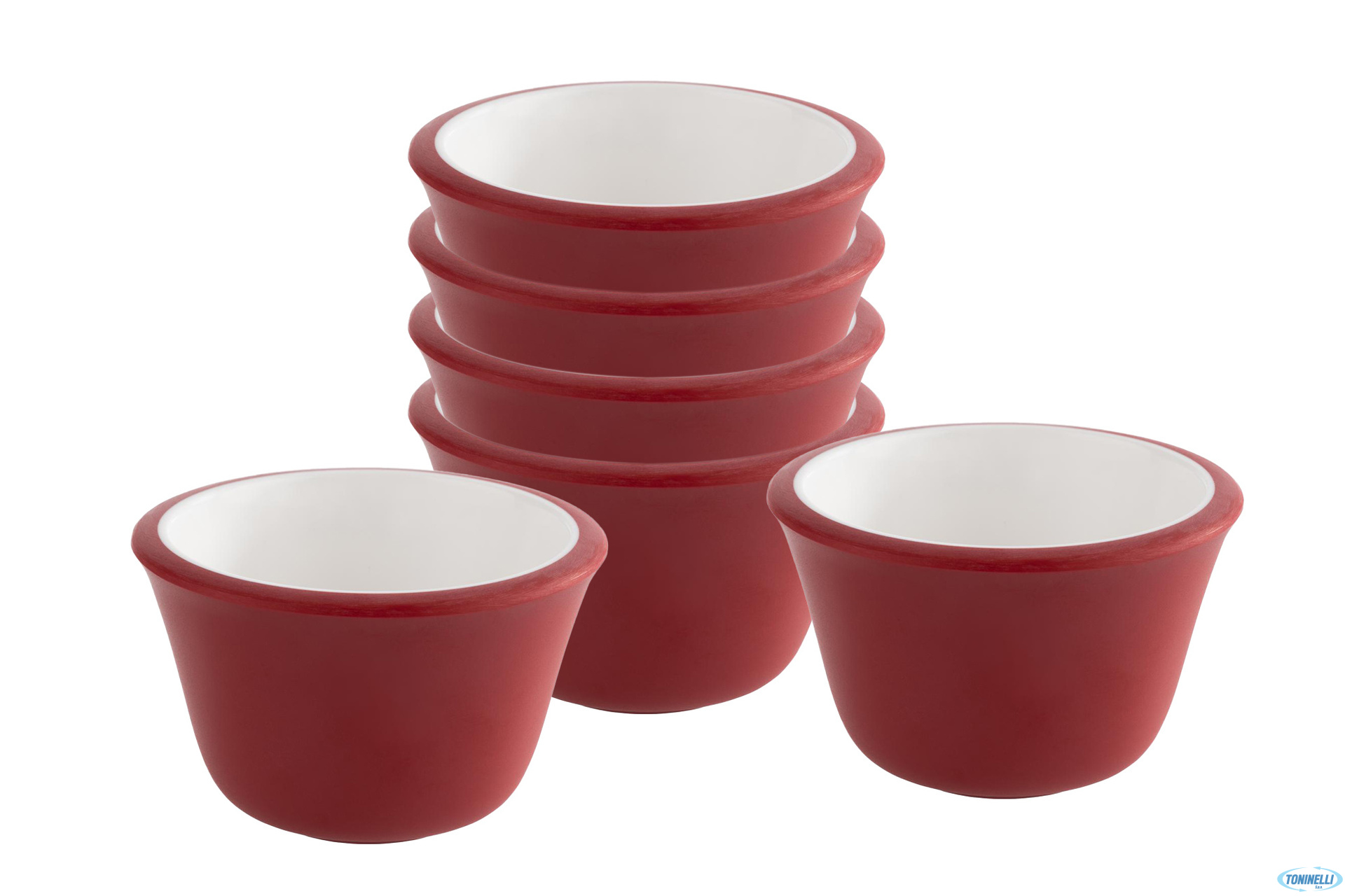 DIP BOWLSSET 6 COPPETTE MELAM ROSSO D 6H4 40 ML