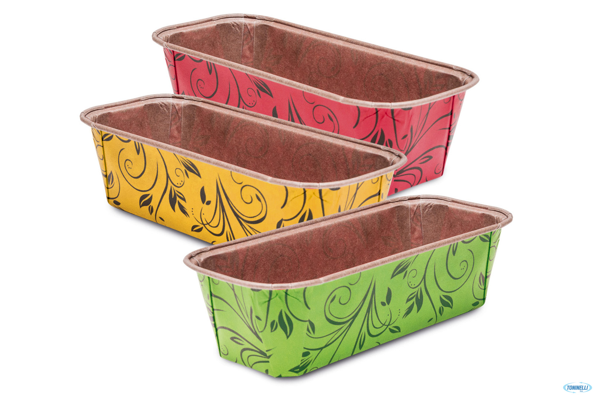 EASY BAKE-SET 6 MINI PLUMCAKE COLORATI CM.8X4  15757 IN CARTA