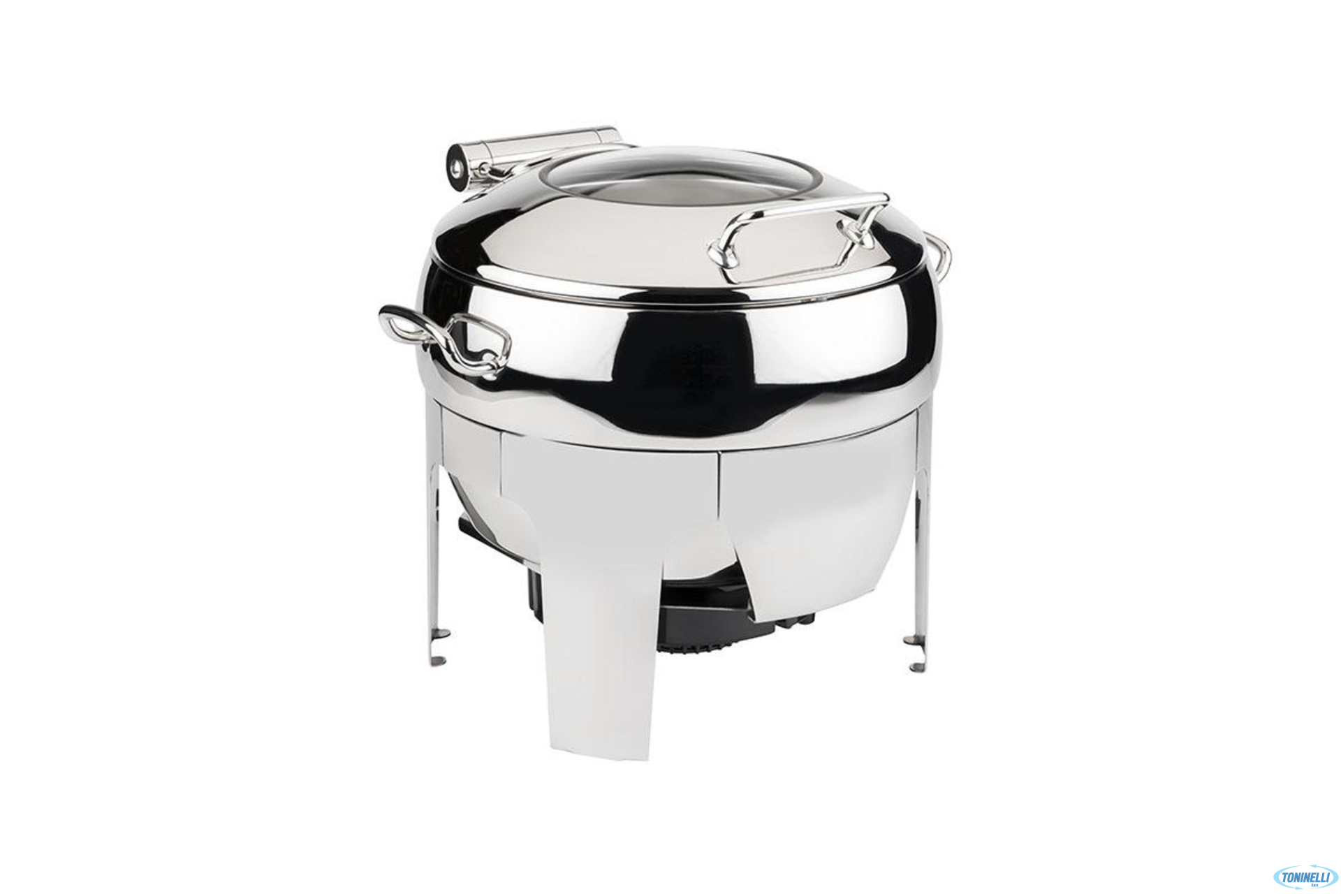 EASY IND.-SCATOLA.VIVANDE TONDO INOX 48X42,H.39 12325