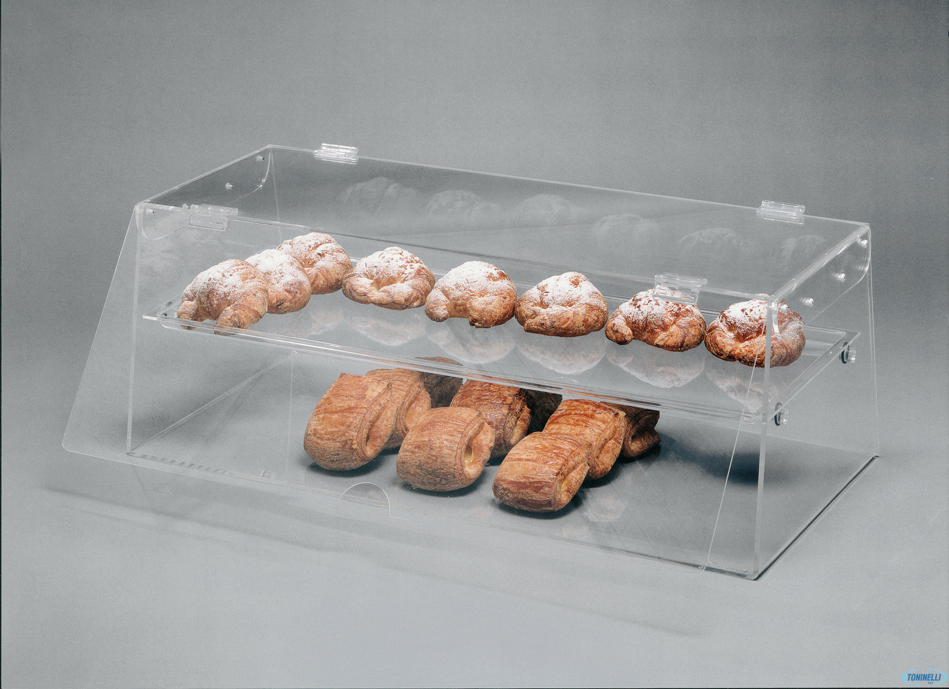 ESPOSITORE BRIOCHES 72X33X26 2PIAN.