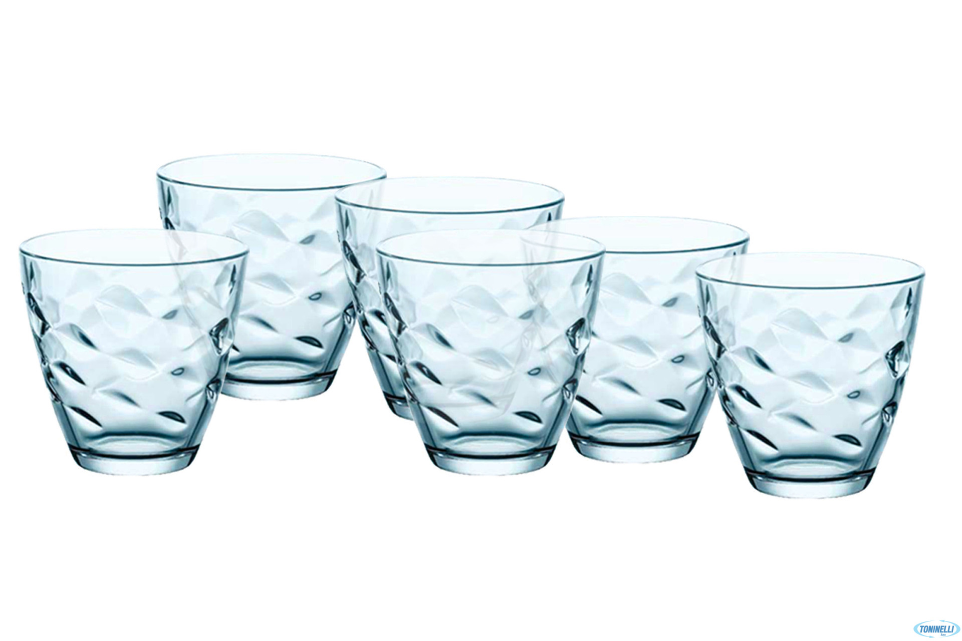 FLORA AZZURRO -VAS 6 BICCHIERE CL 26 3 84400
