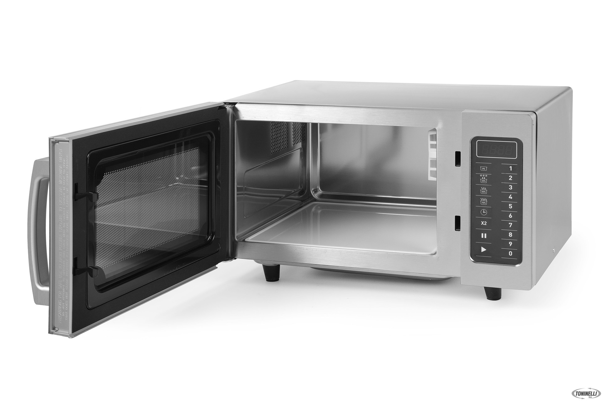 FORNO MICROONDE  LT.25 INOX 1000W