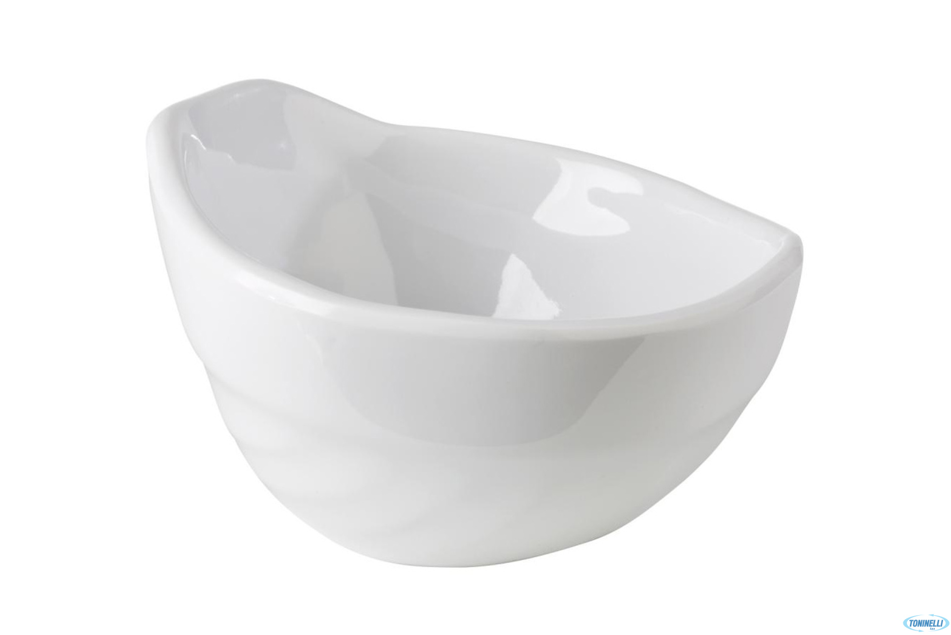 FRIENDLY BOWL-COPPETTA POLIETILENE BIANCA7,5X7 H 4,5 LT 0,05  IMPILABILE, LAVABILE IN LAVAST. NON ADATTA AL MICROONDE