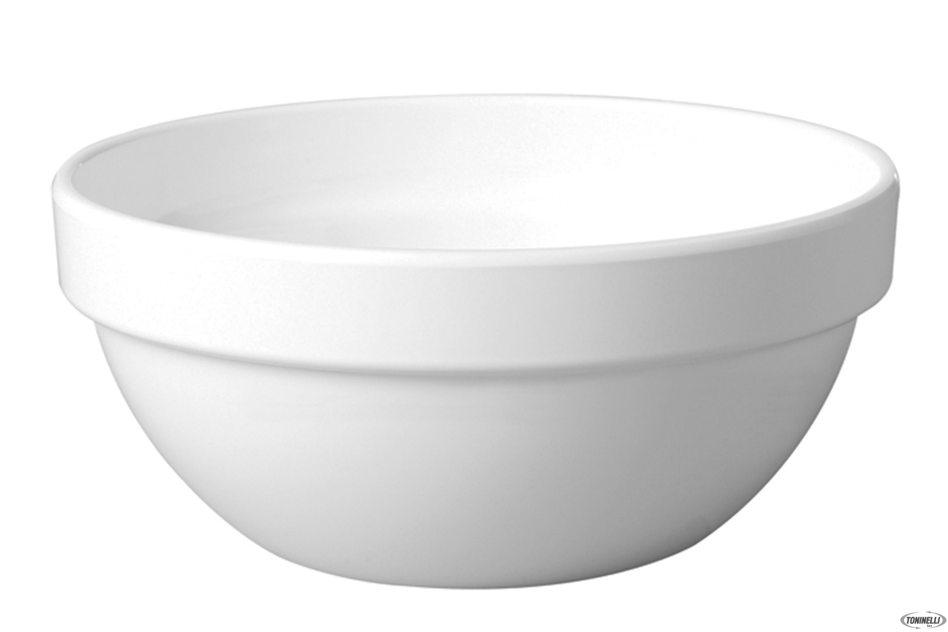FRIENDLY BOWL-COPPETTA POLIETILENE BIANCA DIAMETRO CM 10 H 4,5 LT0,15 IMPILABILE, LAVABILE IN LAVAST. REALIZZATA IN GERMANIA, NON ADATTA AL MICROONDE