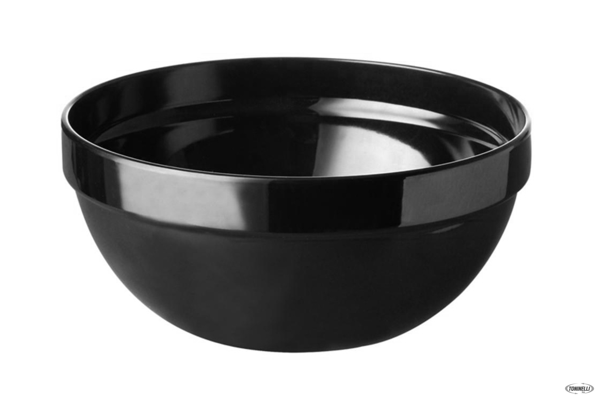 FRIENDLY BOWL-COPPETTA POLIETILENE NERA DIAMETRO CM 14  H 6,5 LT0,5 IMPILABILE, LAVABILE IN LAVAST. REALIZZATA IN GERMANIA, NON ADATTA AL MICROONDE
