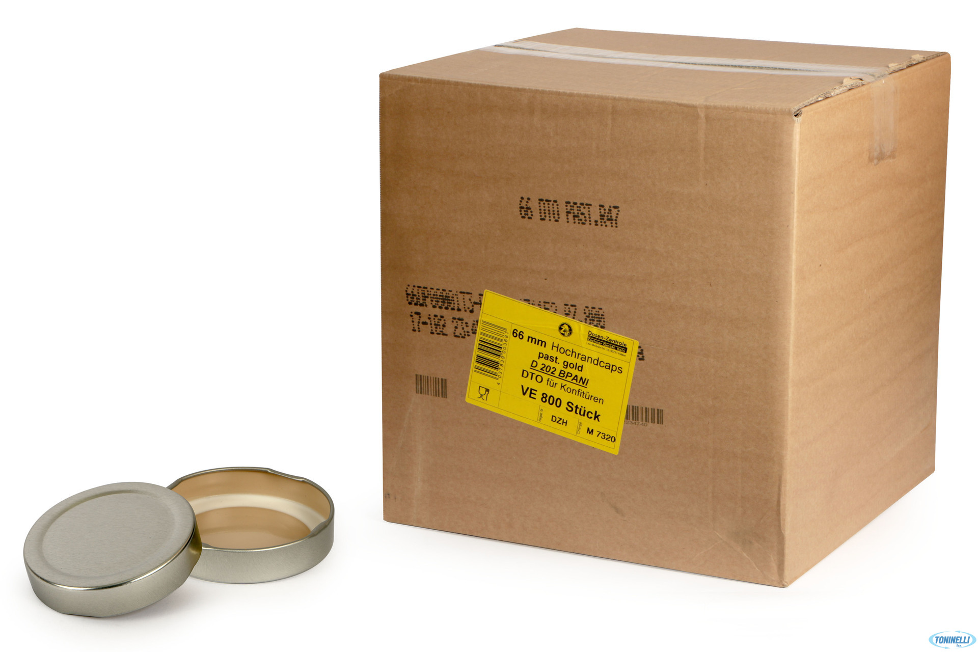 GOURMET DWO-SCAT.800 COPERCHI A VITE SILVER 66MM-27160