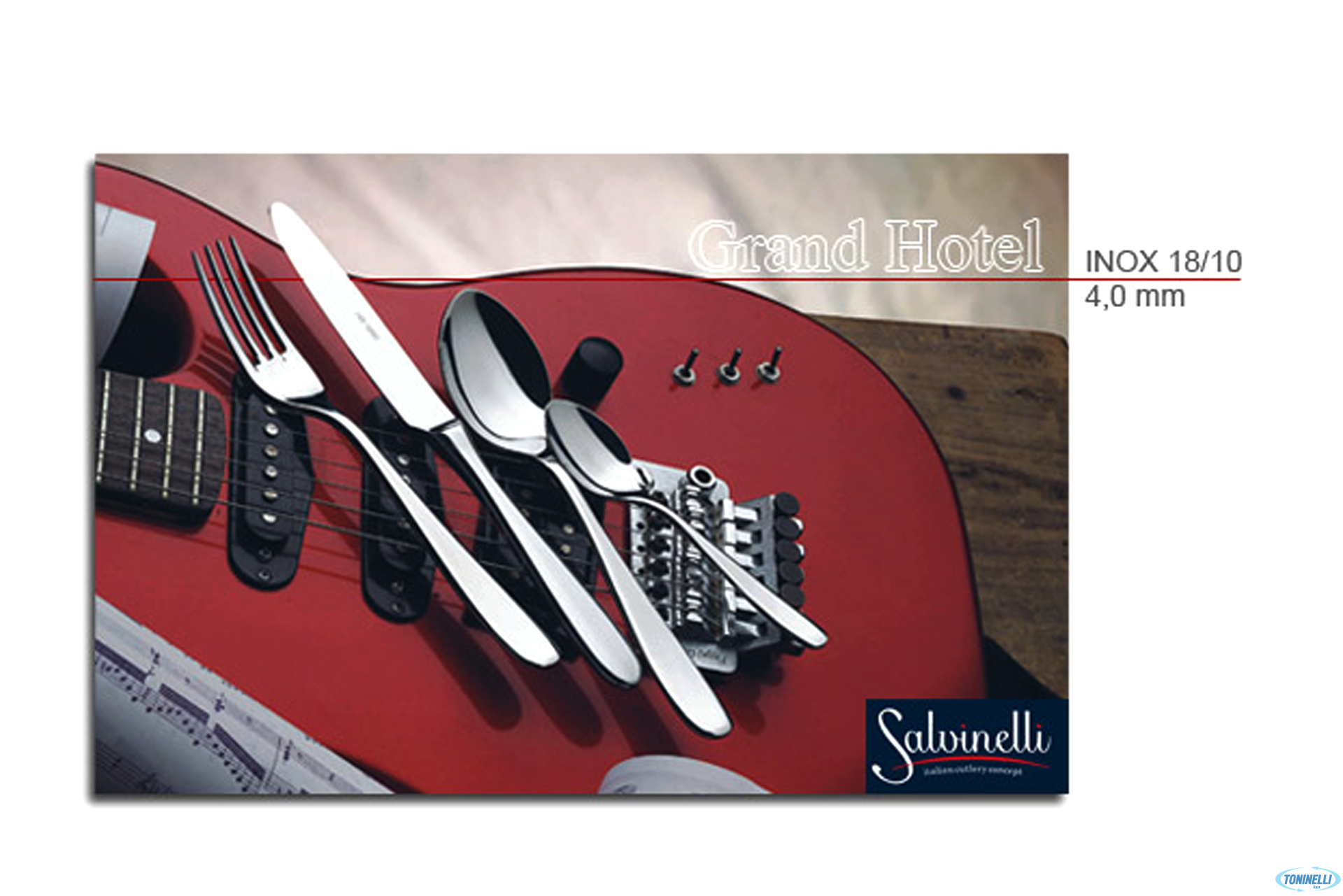 GRAND HOTEL INOX-COLTELLO TAVOLA  FORGIATO 4MM  CTHO