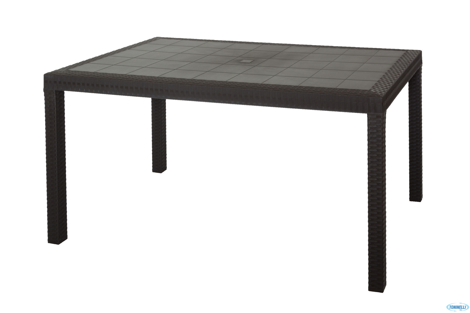 HOUSTON-TAVOLO RETTANGOLARE CM.150X90 MARRONE 9094-3