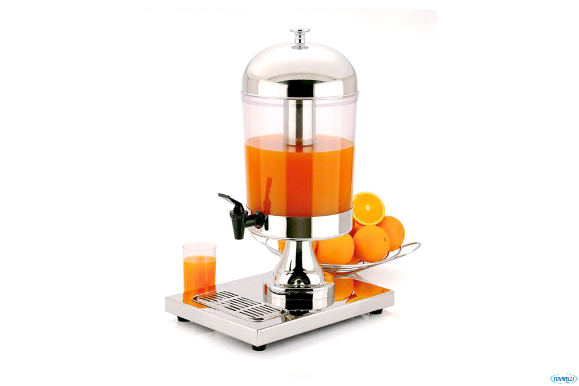 INOX STAR-DISPENSER SAN 36X26H55-L8+TUBO INOX ICE