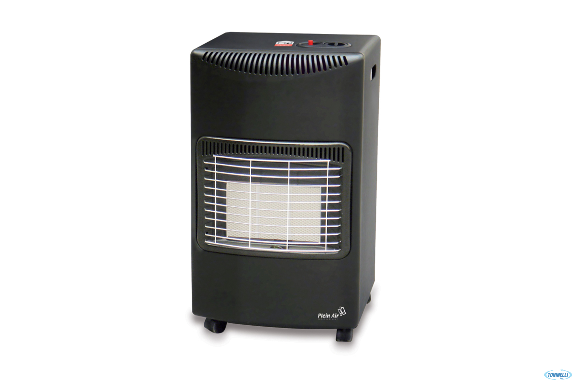 KEMPER-STUFA AD INFRAROSSI PER BOMBOLE GAS BUTANO-PROPANO NERO CM 42X36H74   65411 INFRA 42