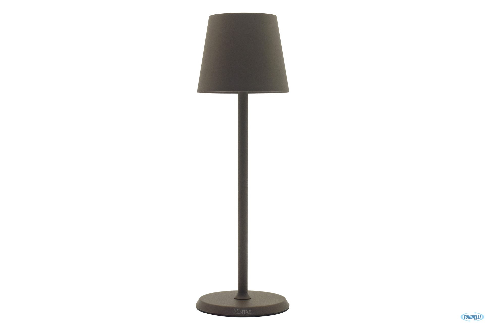 LUMIERE ROUND-LAMPADA TAVOLO LED CM.10XH34 BRONZO