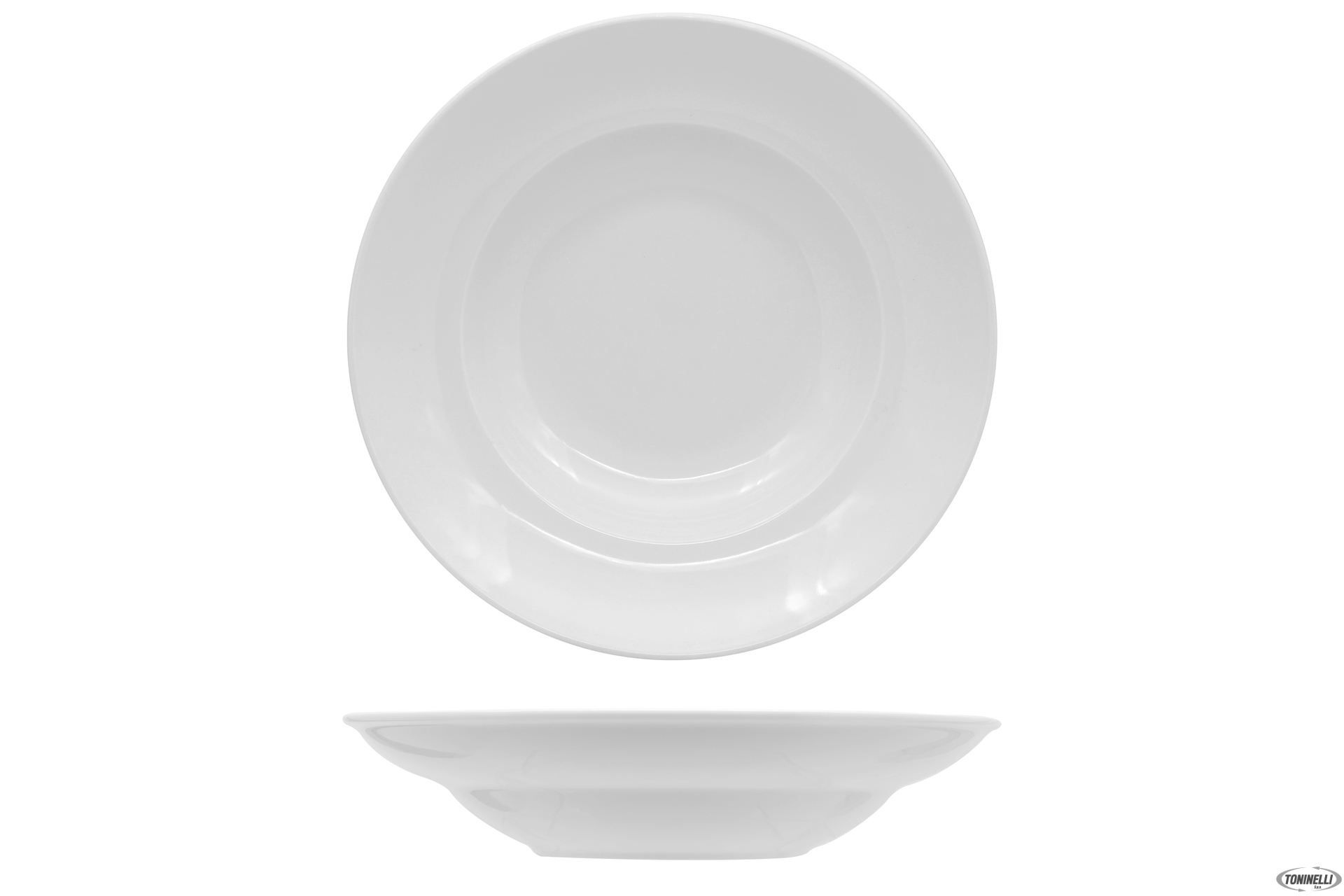 MAJOR STYLE BIANCO PASTA BOWL CM 27 IN PORCELLANA SCELTA COMMERCIALE