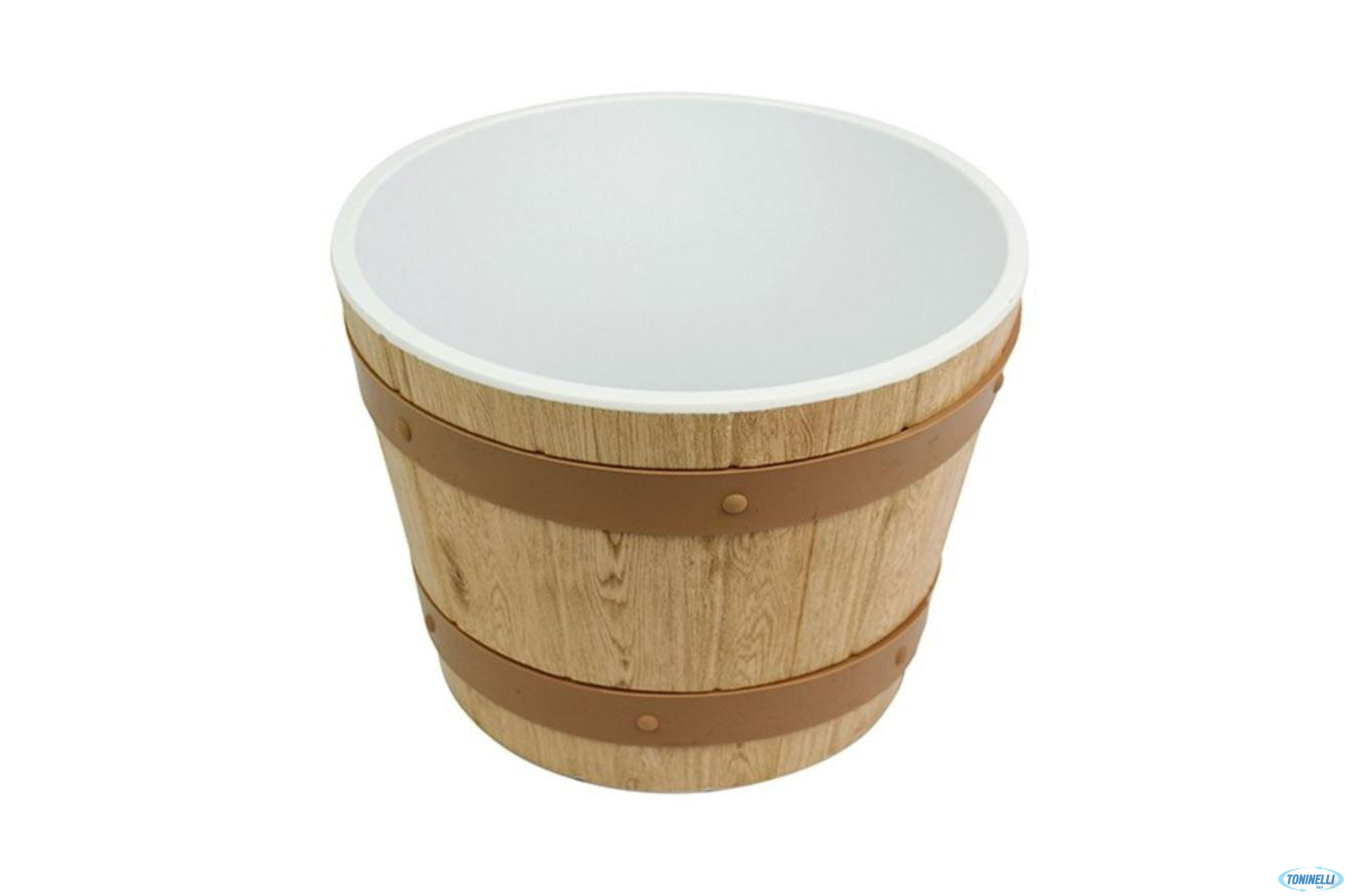 MELAMINE WOOD BARREL BOWL BOTTE LT.6,5  TWD300
