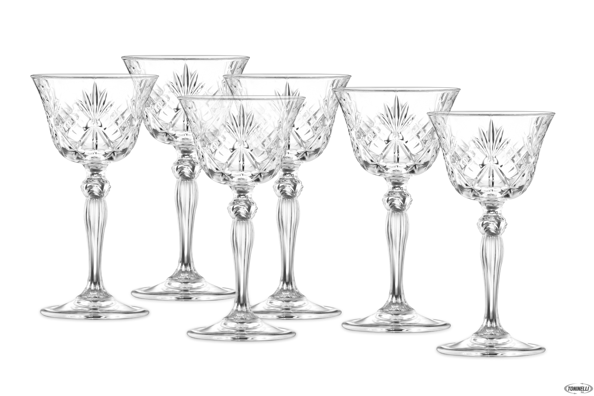 MELODIA CONFEZIONE 6 COPPE COCKTAIL CL 16