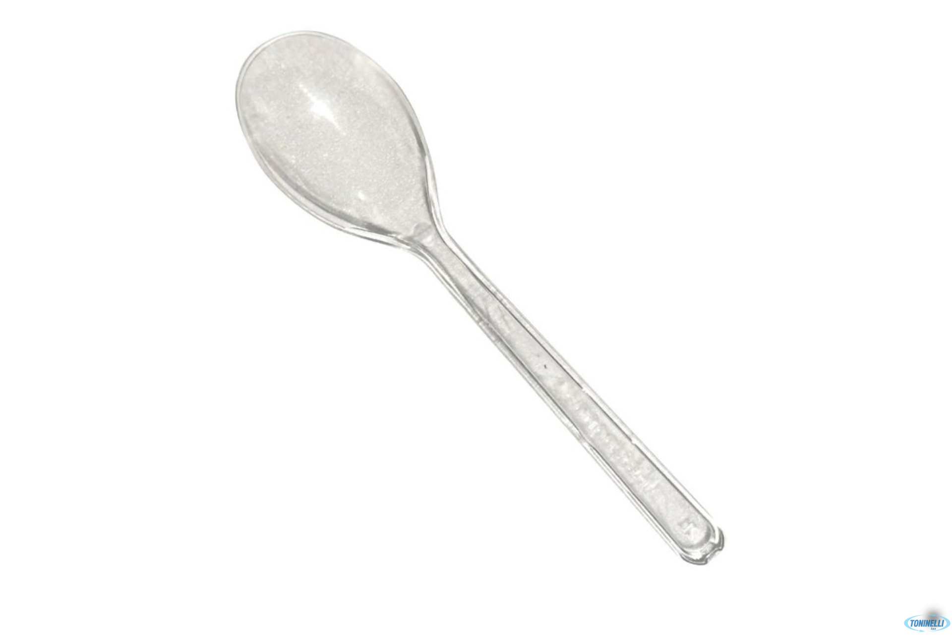 MINI CUCCHIAINO PLA TRASPARENTE  CM 10 CONFEZIONE DA 50 PEZZI