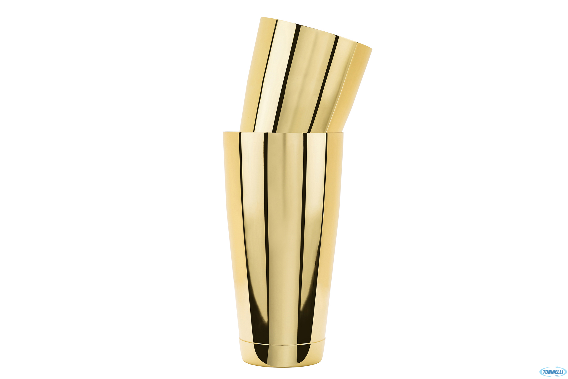 'MIXING SHAKER ORO BOSTON H.28,5X9 CAPACITA'' LT.0,900 0,600 PESO KG. 0,40 C1024'
