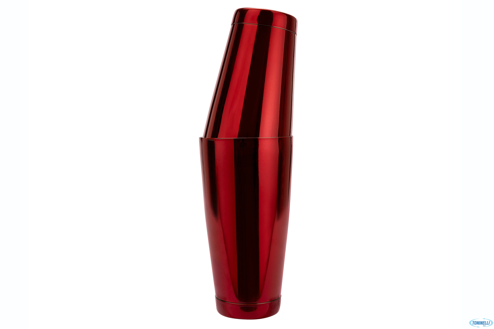 MIXING SHAKER ROSSO RUBINO BOSTON BILANCIATO H.30,5 DIAMETRO 9,2 LT.0,9 0,6 KG.0,439 C396