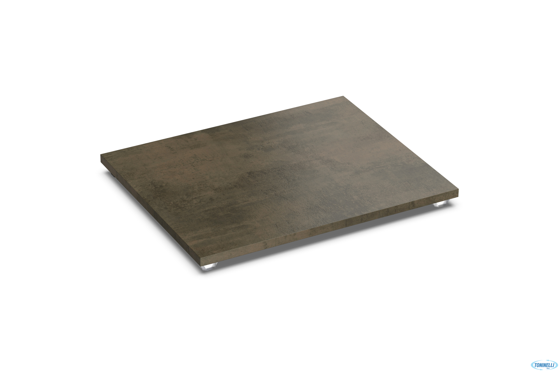 MOA BUFFET-MINIMAL-PIANO 1.2 H.10  LEGNO MARRONE EFFETTO PIETRA