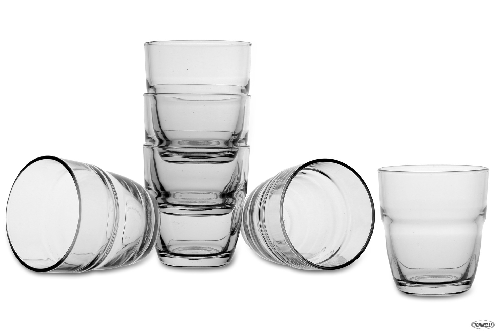 MODULO TRASPARENTE-VASSOIO 6 BICCHIERI ACQUA CL.26 530470V