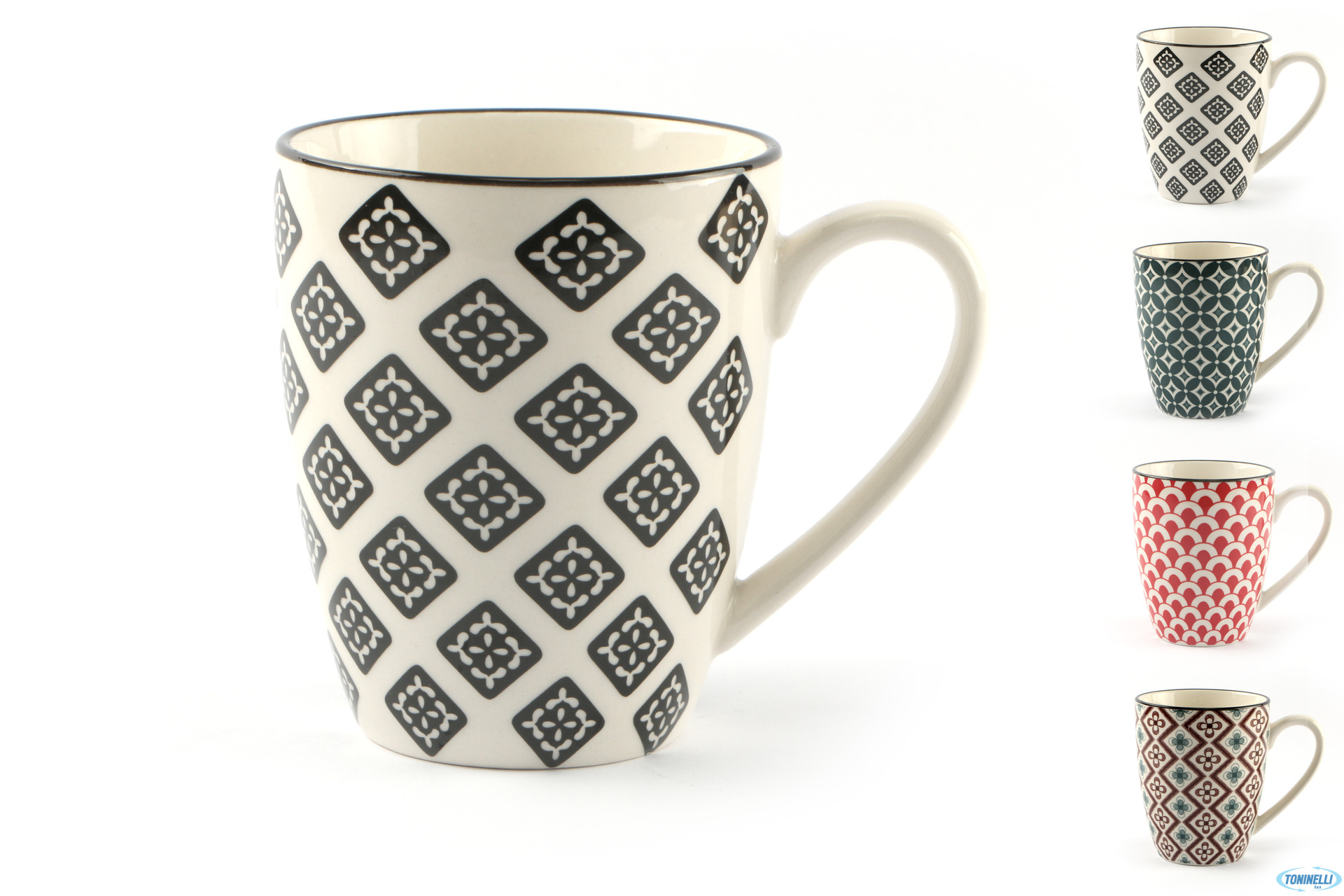 MOSAIK-TAZZA MUG DECORI ASSORTITI  RH9934L