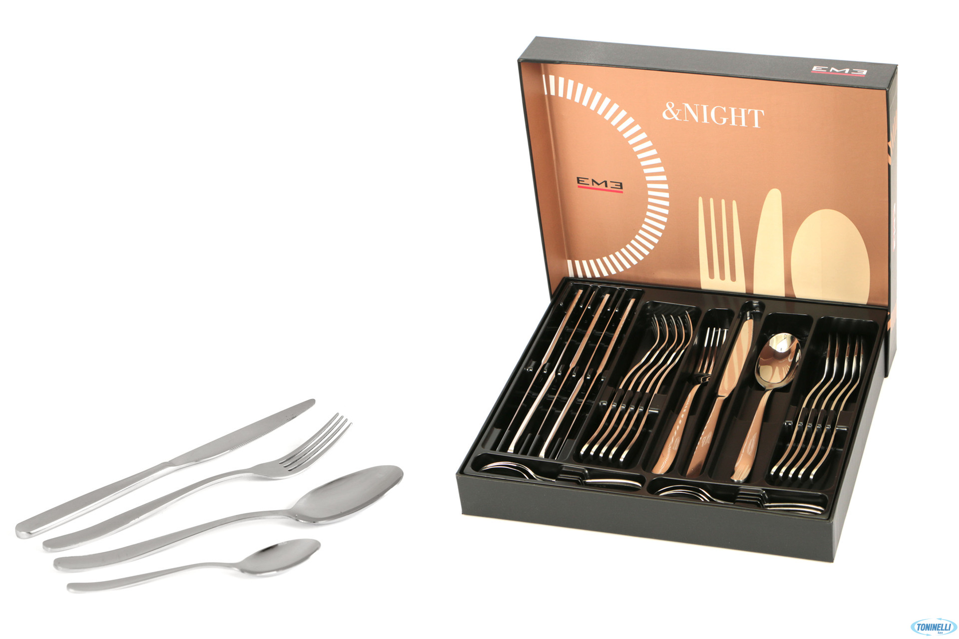 NIGHT COFANETTO POSATE 24PZ COF24NIGHT