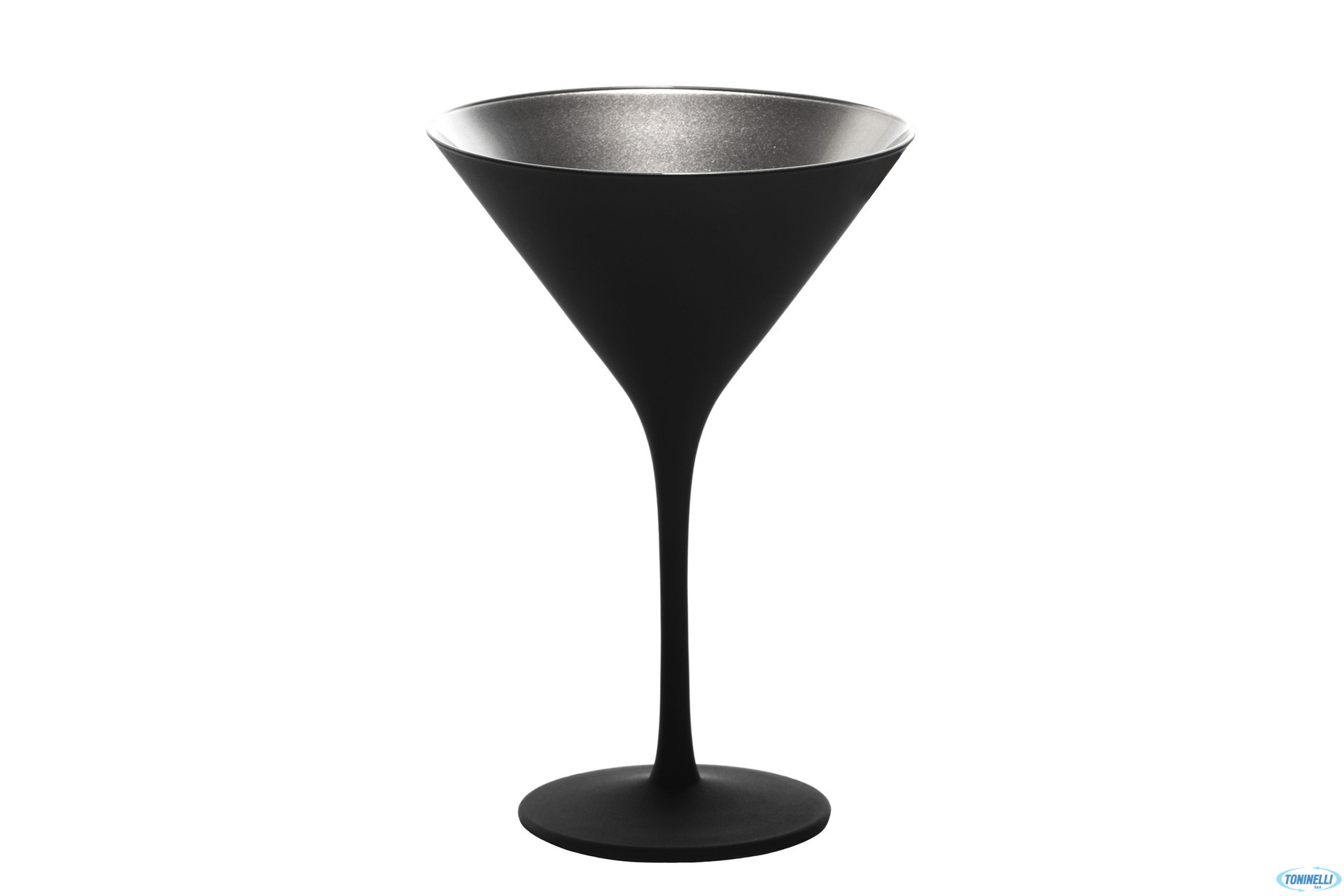 OLYMPIC NERO-SILVER-CALICE COCKTAIL CL24 1400025-EL097