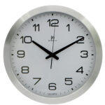 OROLOGIO PARETE ALLUMINIO-BIANCO CM 36