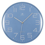 OROLOGIO PARETE TONDO CM 36 AZZURRO
