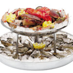 PIATTO FRUTTI DI MARE INOX45-36
